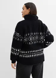 Teddy fleece trui, bonprix