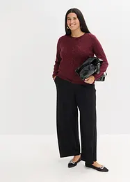 Vest met glittersteentjes, bonprix