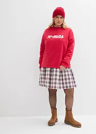 Oversized sweater in een katoenmix, bonprix