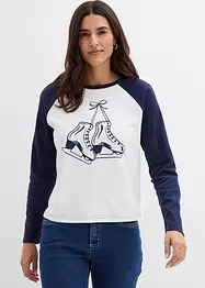 Raglan longsleeve van puur katoen, bonprix