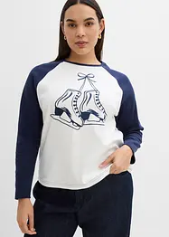Raglan longsleeve van puur katoen, bonprix