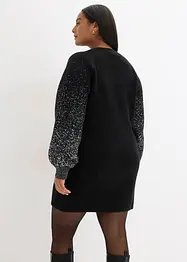 Gebreide jurk met glittereffect, bonprix