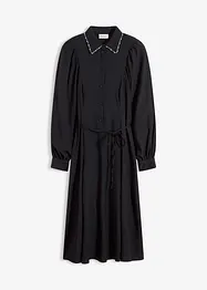 Midi-jurk met parelapplicatie, bonprix