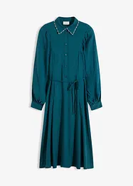 Midi-jurk met parelapplicatie, bonprix