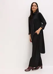 Jersey blouse met satijnen versieringen, bonprix