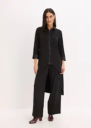 Jersey blouse met satijnen versieringen, bonprix