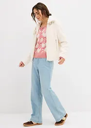 Fijngebreide jacquard trui, bonprix