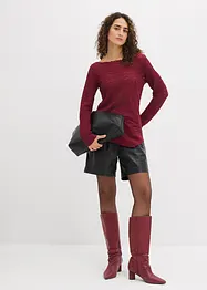 Longsleeve van kant, bonprix