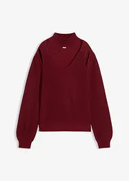 Grof gebreide trui met cut-outs, bonprix