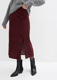 Midi rok van soepele viscose, bonprix