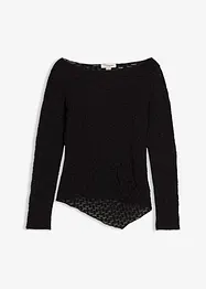 Longsleeve van kant, bonprix