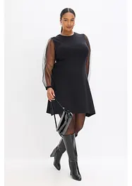 Gebreide jurk van een soepele viscosemix, bonprix