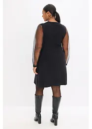 Gebreide jurk van een soepele viscosemix, bonprix