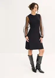 Gebreide jurk van een soepele viscosemix, bonprix