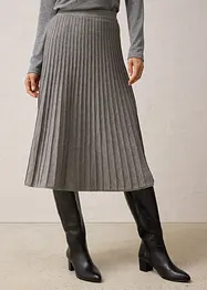 Gebreide rok met merino wol, bonprix
