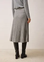 Gebreide rok met merino wol, bonprix
