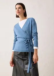 Wikkelvest met merinowol, bonprix