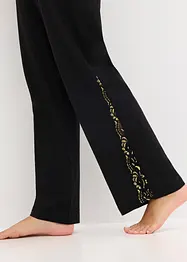 Pyjama met delicate glitterkant, bonprix