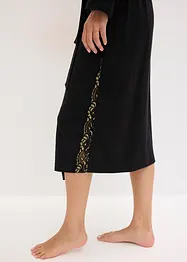 Kimono badjas met delicate glitterkant, bonprix