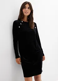 2-in-1 feestelijke zwangerschaps- en voedingsjurk van zacht fluweel, bonprix