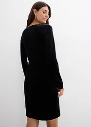 2-in-1 feestelijke zwangerschaps- en voedingsjurk van zacht fluweel, bonprix