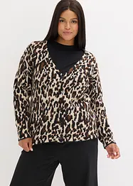 Jacquard vest, bonprix