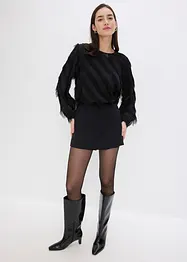 Blouse met franjes, bonprix