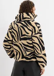 Oversized trui van teddy fleece, bonprix