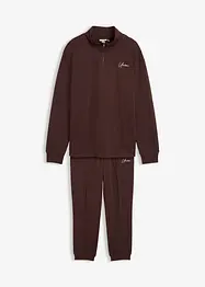 Joggingpak van katoen (2-dlg. set), loose fit, bonprix