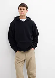 Teddyfleece- sweater met katoenen voering, loose fit, bonprix