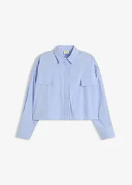 Oversized blouse van katoenmix, bonprix