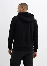 Sweatvest met capuchon en teddy voering, bonprix