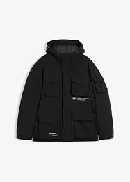 Gewatteerde jas met sportieve details, bonprix