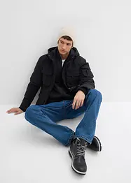 Gewatteerde jas met sportieve details, bonprix