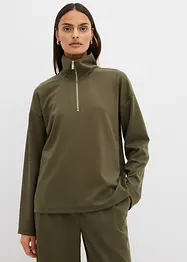 Schipperstrui van een viscosemix, bonprix