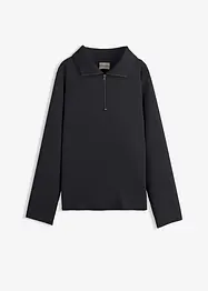 Schipperstrui van een viscosemix, bonprix