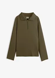 Schipperstrui van een viscosemix, bonprix