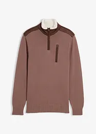 Schipperstrui met geweven rand, bonprix