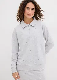 Sweatshirt met studs, bonprix