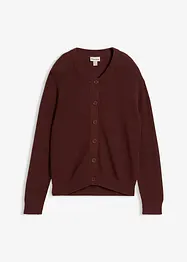 Fijn gebreid vest met ronde hals, bonprix