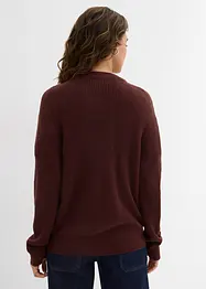 Fijn gebreid vest met ronde hals, bonprix