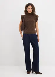 Top met glittersteentjes, bonprix