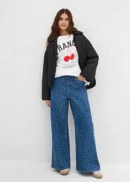 Wide leg jeans, mid waist, bonprix