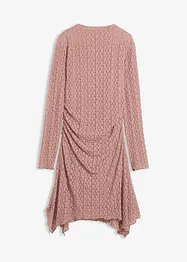 Kanten jurk met puntige onderrand, bonprix