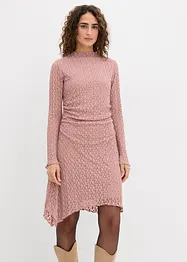 Kanten jurk met puntige onderrand, bonprix