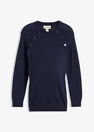 2-in-1 zwangerschaps- en borstvoedingstrui van puur biologisch katoen, bonprix