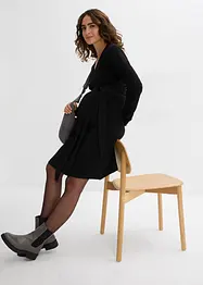 Wikkeljurk van gebreide stof voor tijdens en na de zwangerschap, bonprix