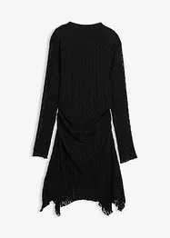 Kanten jurk met puntige onderrand, bonprix