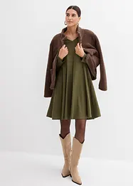 Flanellen jurk van puur katoen, bonprix