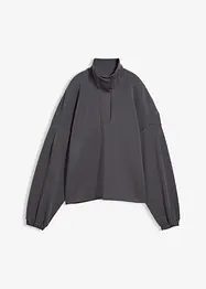 Oversized sweater van scuba, bonprix